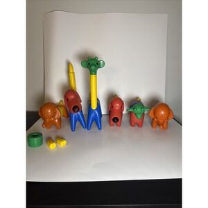 Vintage Tupperware Toy ZOO-IT-YOURSELF Animal Set TupperToy 35 Pieces